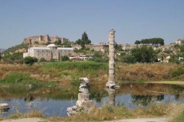 エフェソス遺跡　アルテミス神殿　世界の七不思議