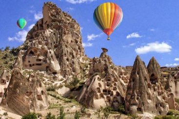 カッパドキア　気球ツアー　トルコ