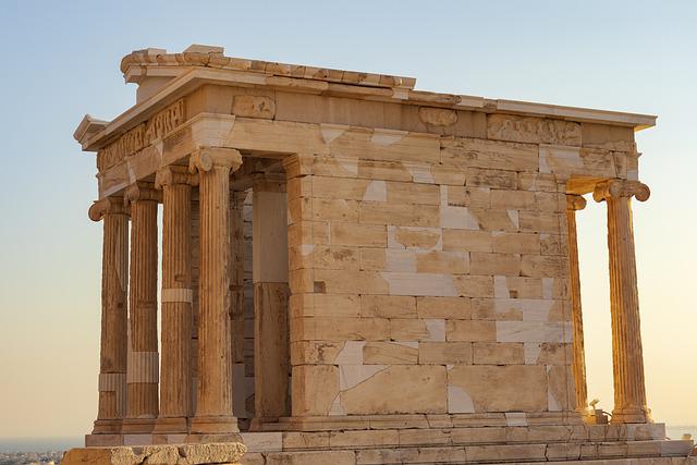 アクロポリス　ギリシャ　アテナ・ニケ神殿