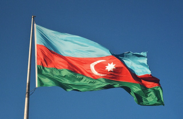 アゼルバイジャン　国旗